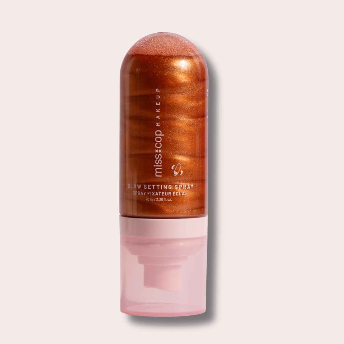 Miss Cop Glow Setting Spray – Švytėjimo Efektą Suteikiantis Makiažo Fiksatorius