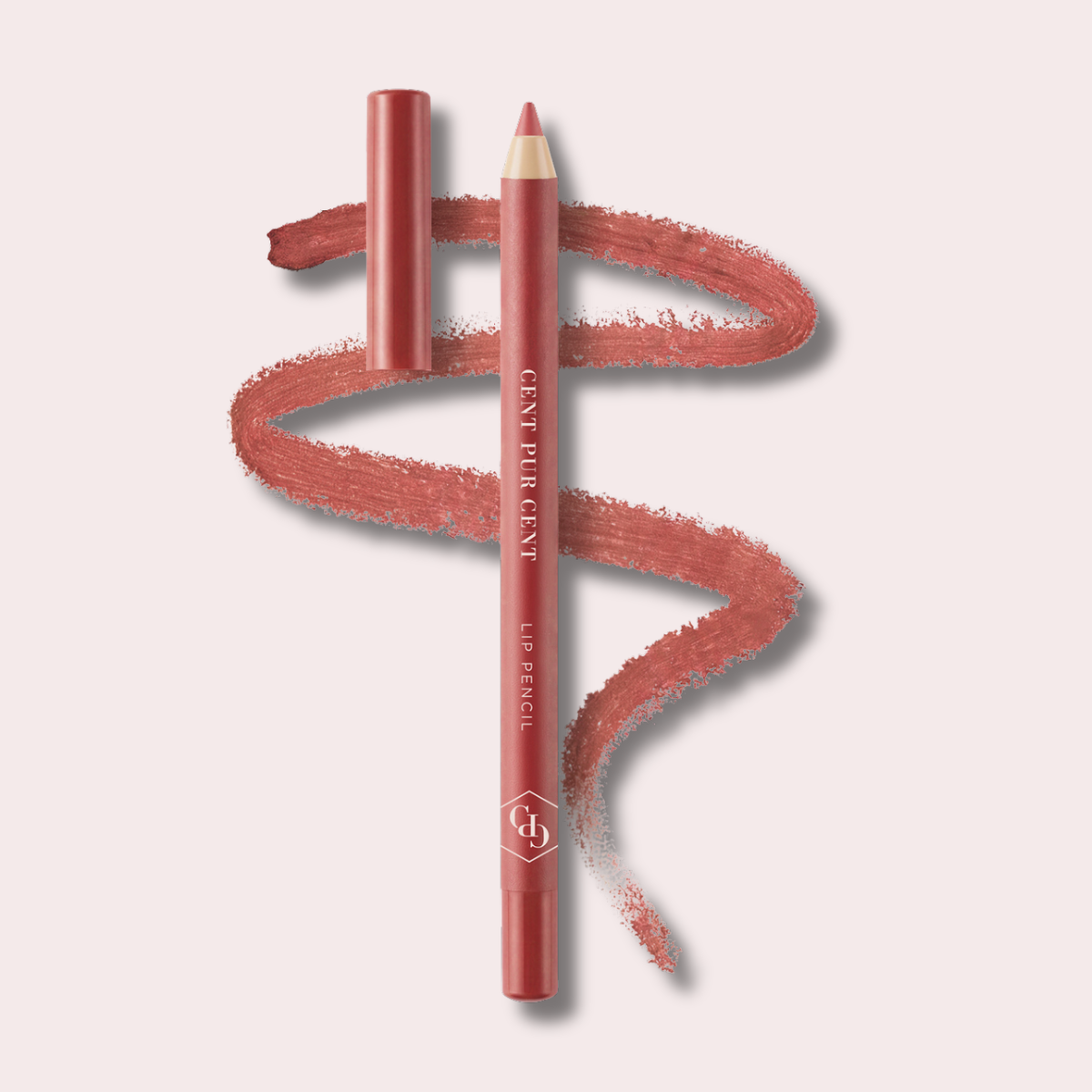 Cent Pur Cent Waterproof Lip Pencil - Vandeniui Atsparus Lūpų Pieštukas | Nude Nectar