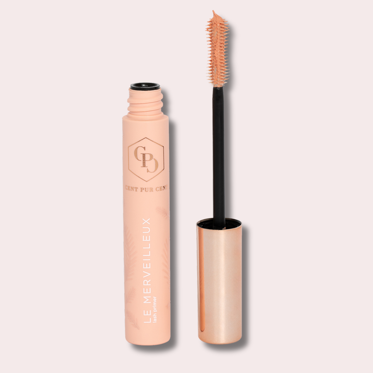 Cent Pur Cent Lash Primer Le Merveilleux – Blakstienų Tušo Bazė | Peach 