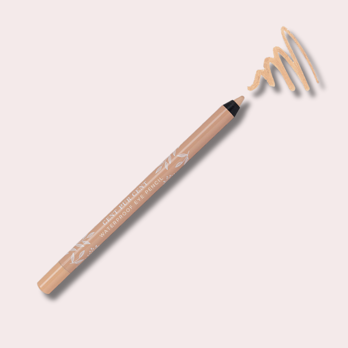 Cent Pur Cent Waterproof Eye Pencil - Vandeniui Atsparus Akių Pieštukas | Crème