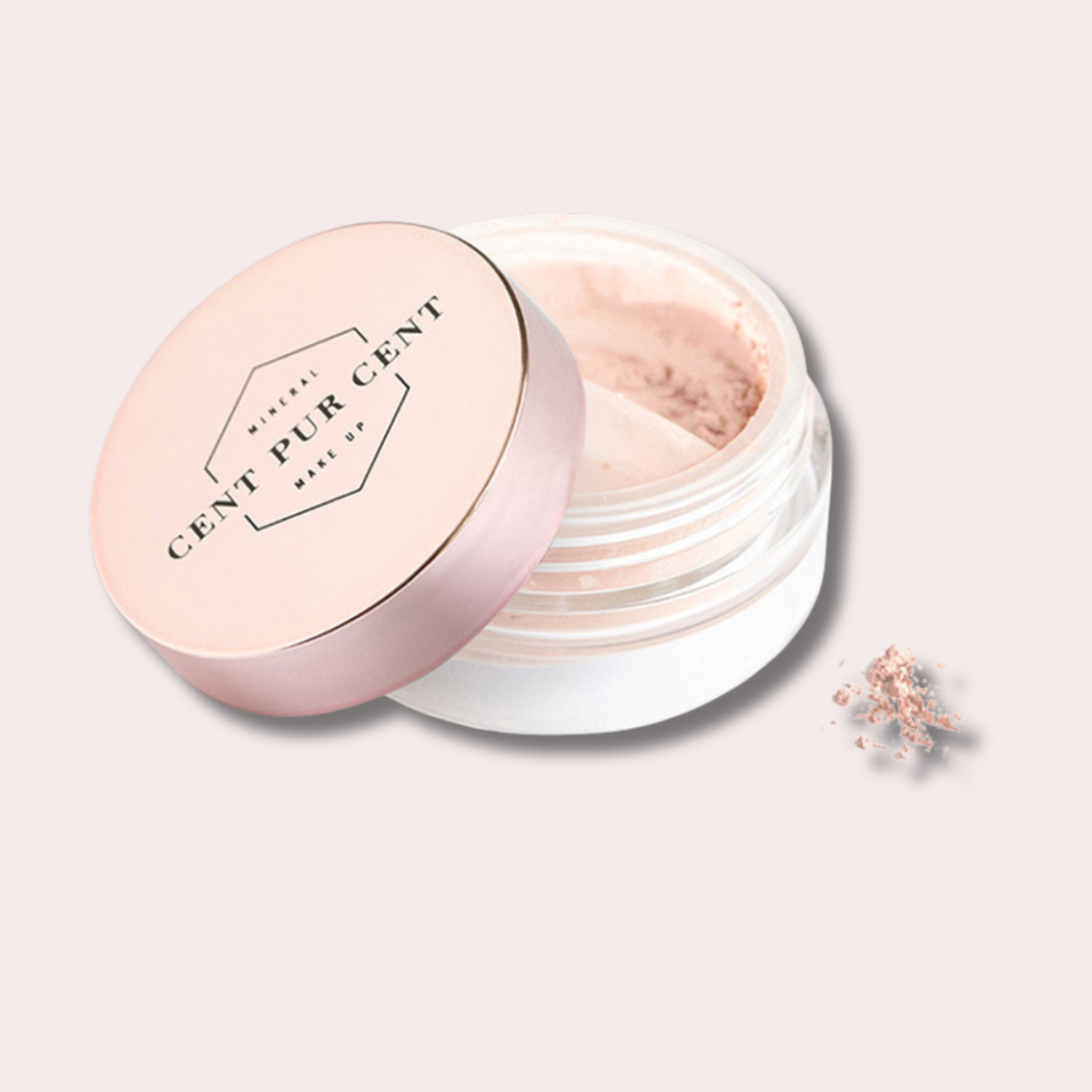 Cent Pur Cent Birūs Mineraliniai Akių Šešėliai | Rose Tendre