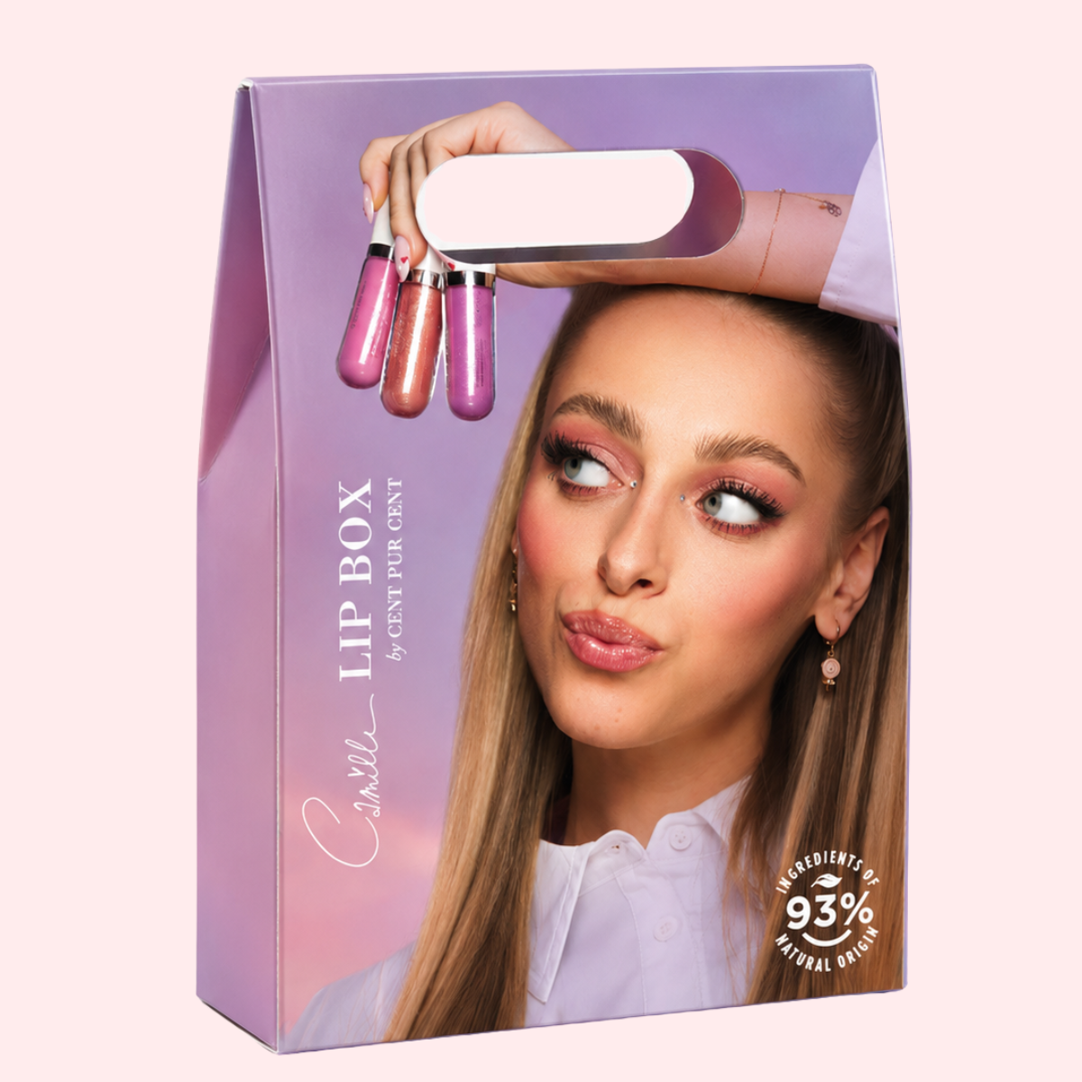 Cent Pur Cent Camille Lip Box | 3 Lūpų Blizgių Rinkinys