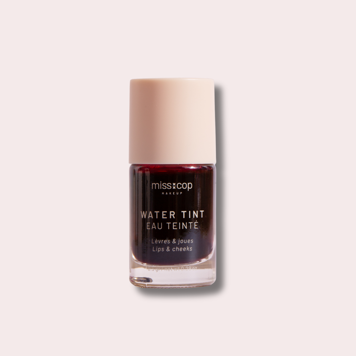 Miss Cop Long-Lasting Water Tint – Priemonė Lūpoms ir Skruostams