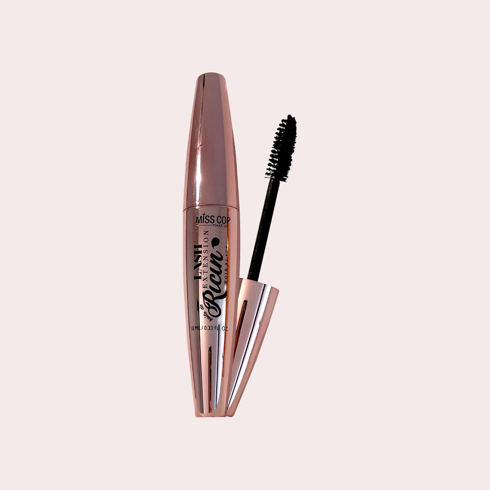 Miss Cop Mascara LASH EXTENSION | 01-Noir à l'Huile de Ricin - Blakstienų Tušas