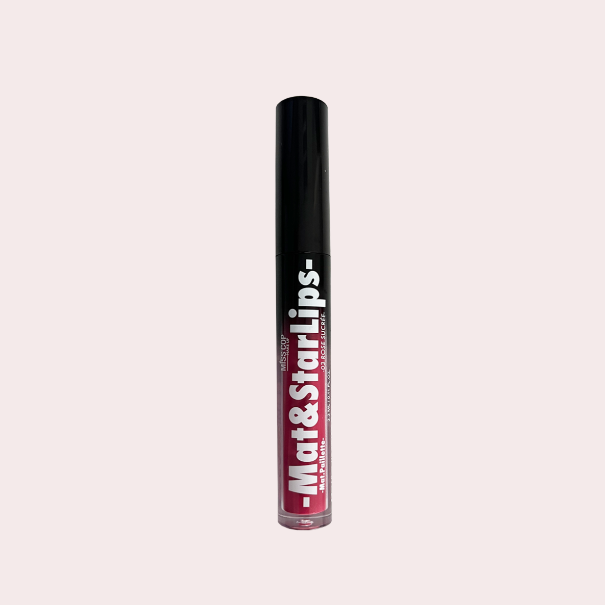 Miss Cop Mat & Star Lips Skysti Lūpų Dažai | 03-Rose sucrée