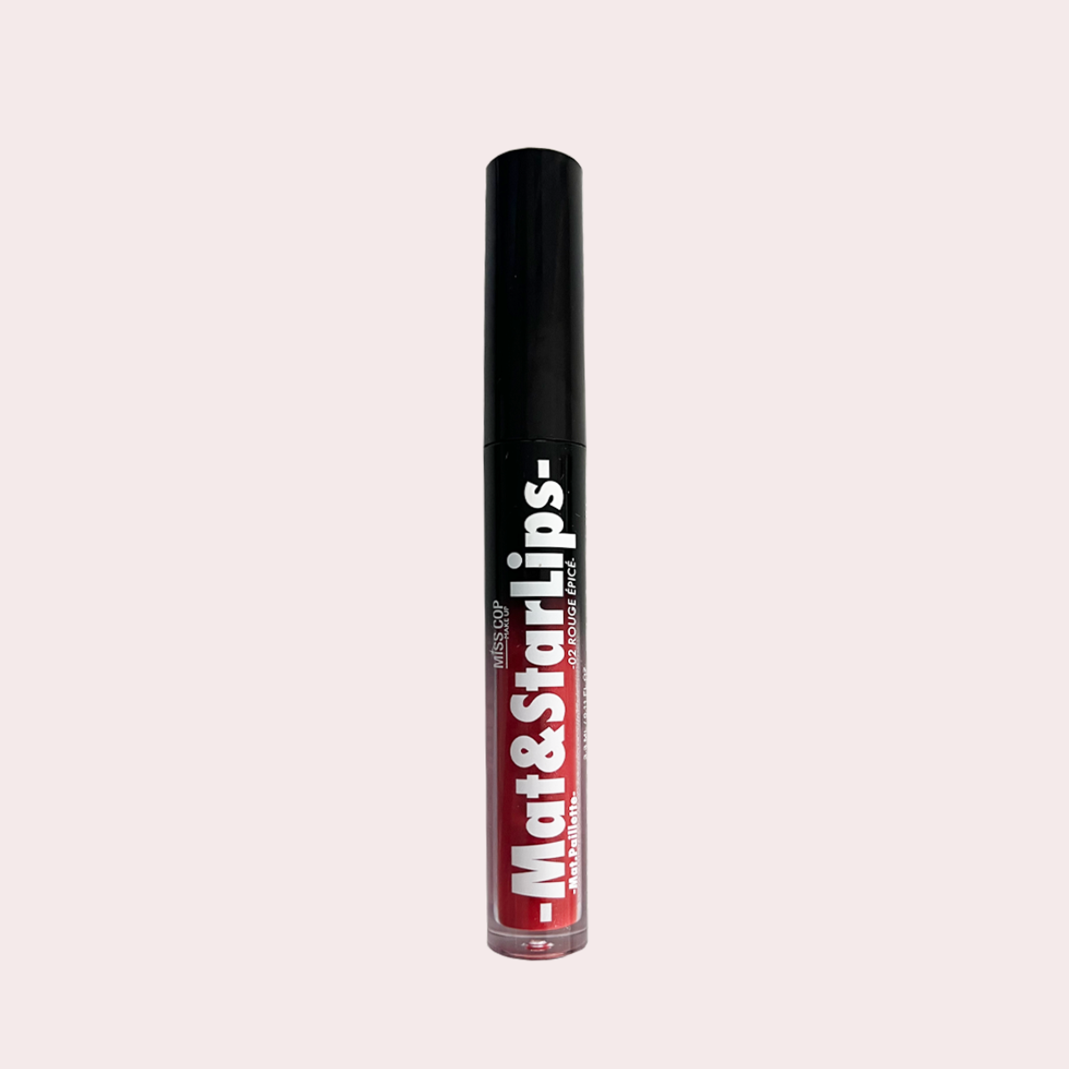 Miss Cop Mat & Star Lips Skysti Lūpų Dažai | 02-Rouge épicé