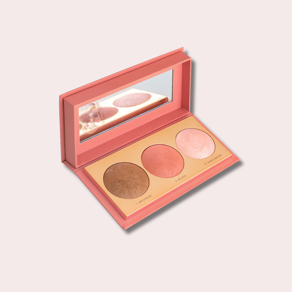 Cent Pur Cent Contour Glamour Paletė | Peach