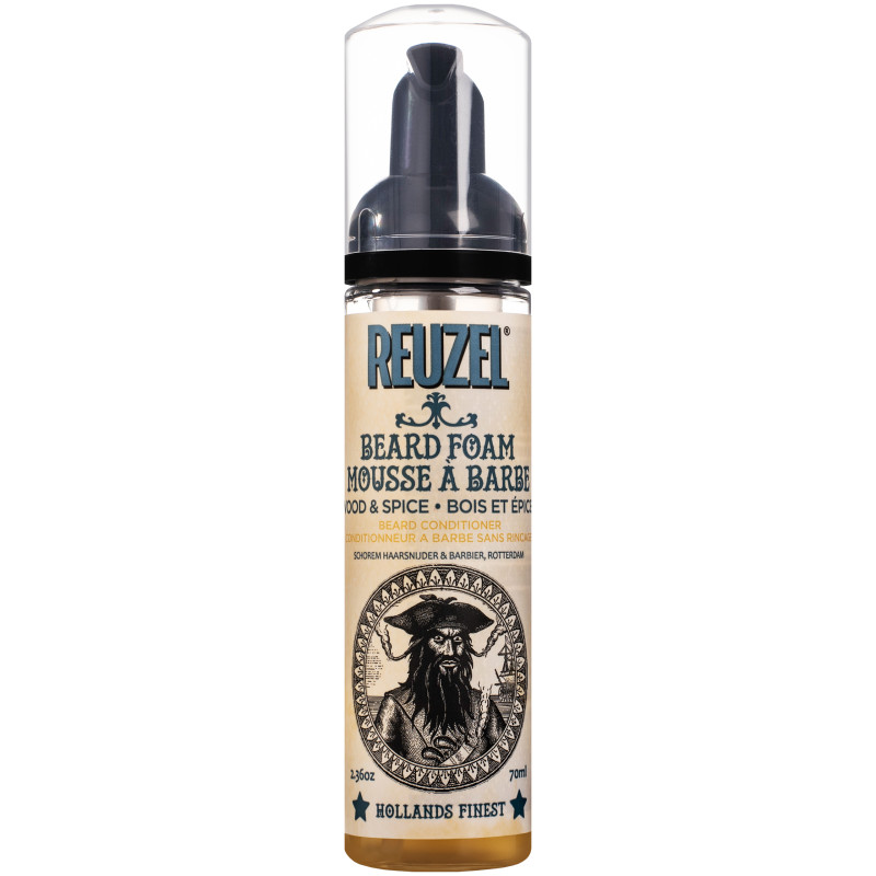 Reuzel Beard Foam Mousse a Barbe Wood & Spice - Formavimo Putos Barzdai