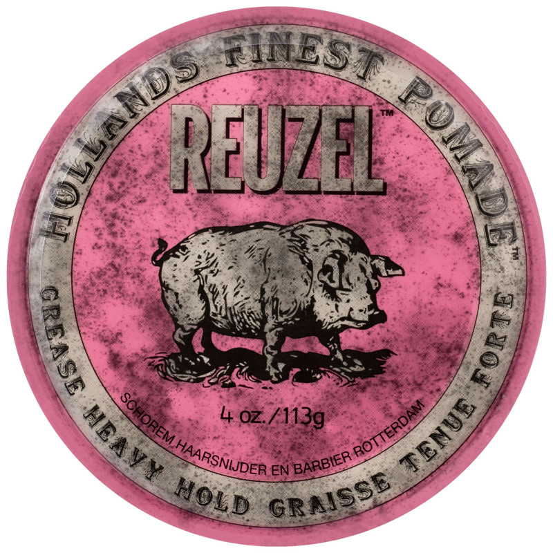 Reuzel Pink Grease Heavy Pomade - Aliejinė Plaukų Pomada