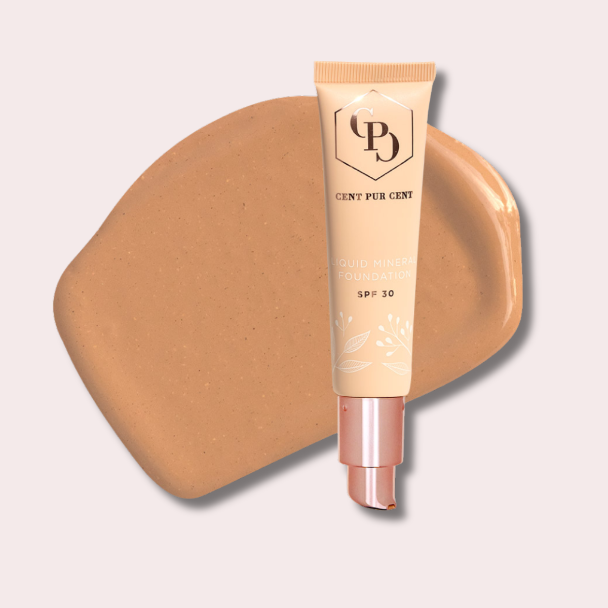 Cent Pur Cent Liquid Foundation SPF 25 | 2.0 Skystas Makiažo Pagrindas