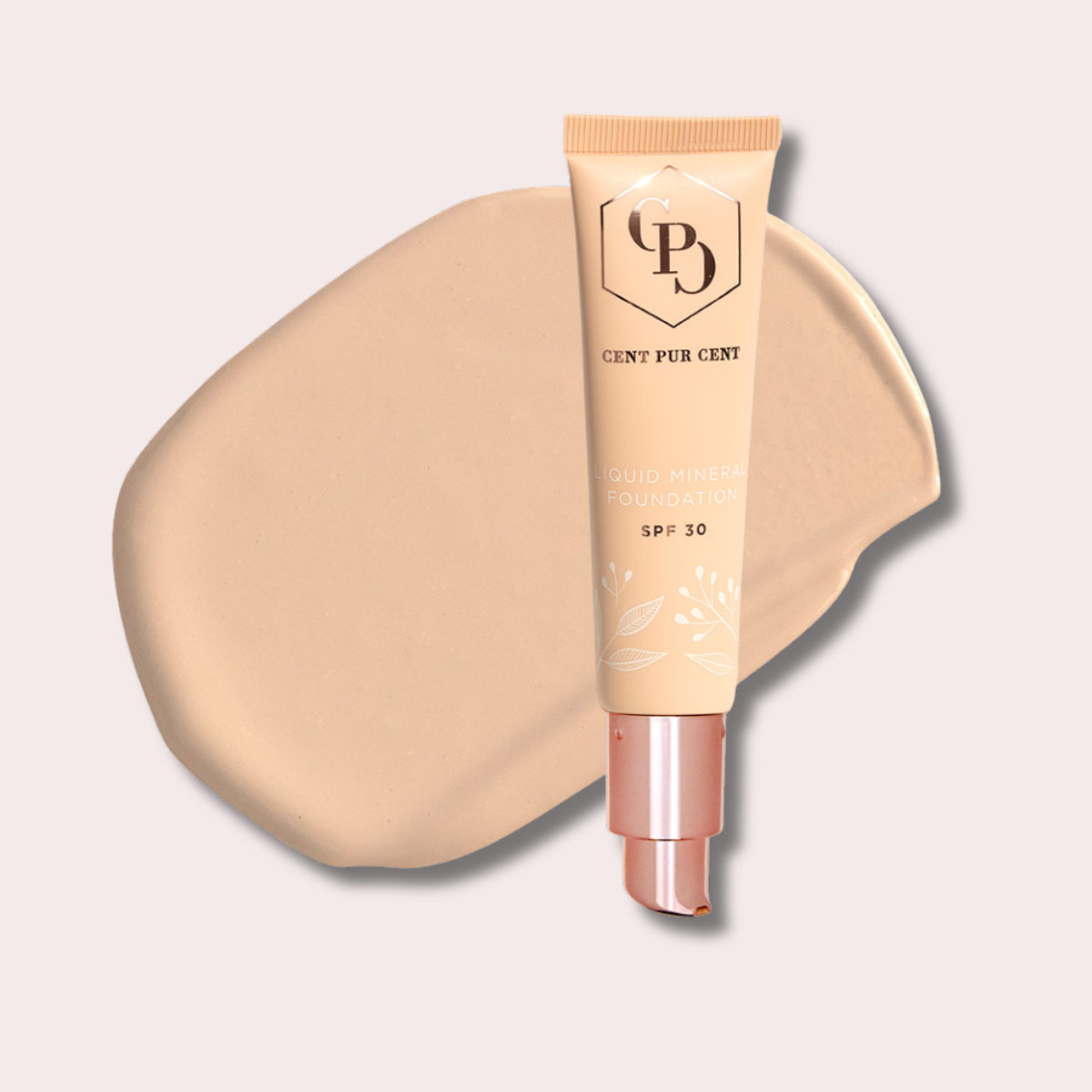 Cent Pur Cent Liquid Foundation SPF 25 | 0.0 Skystas Makiažo Pagrindas