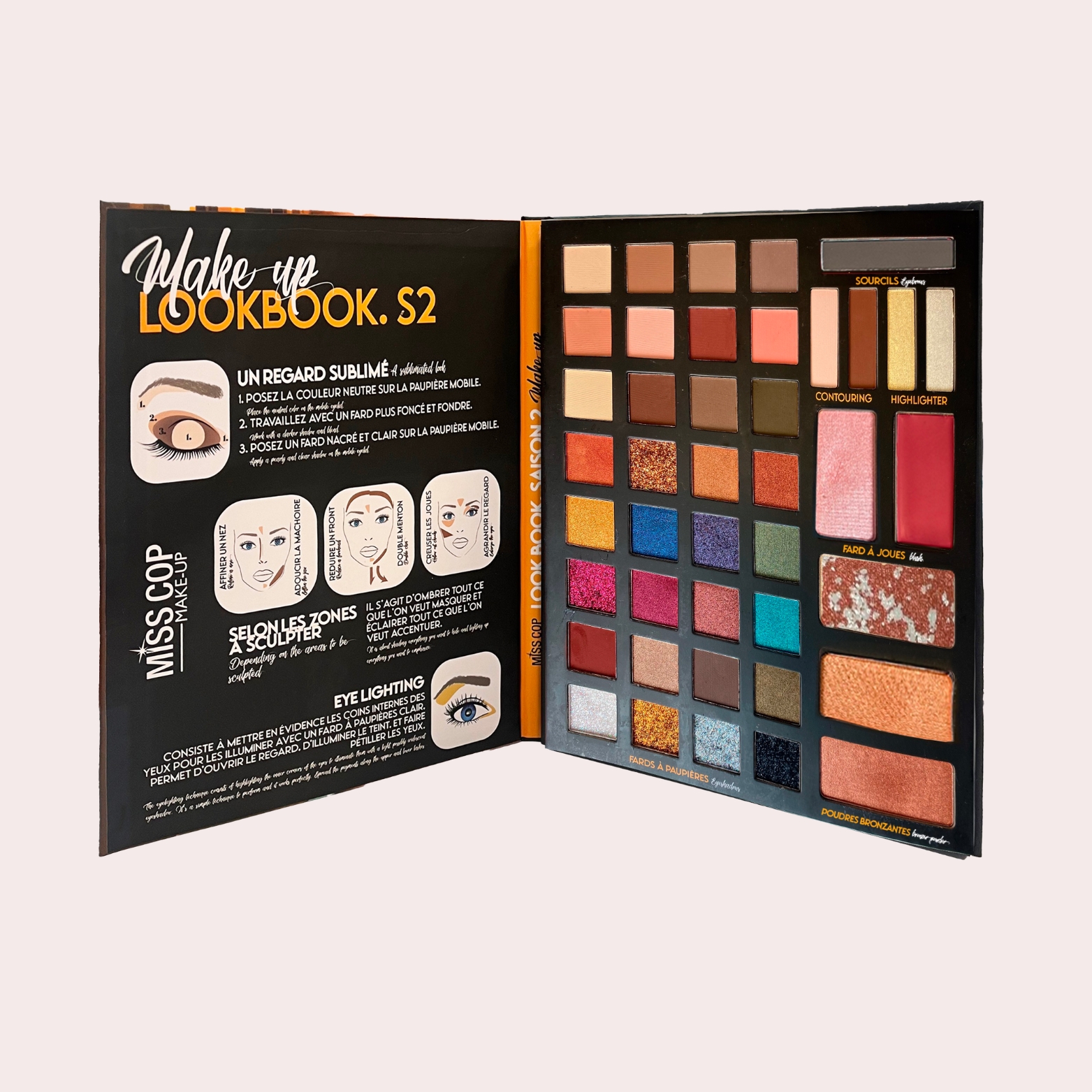 Miss Cop Palette -LOOK BOOK 2 šešėlių paletė