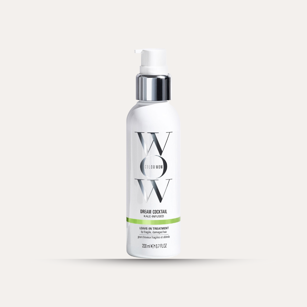COLOR WOW Kale Cocktail Bionic Tonic Leave-In Treatment - Nenuskalaujama stiprinamoji plaukų priemonė su mineralais turtingais jūros kopūstais