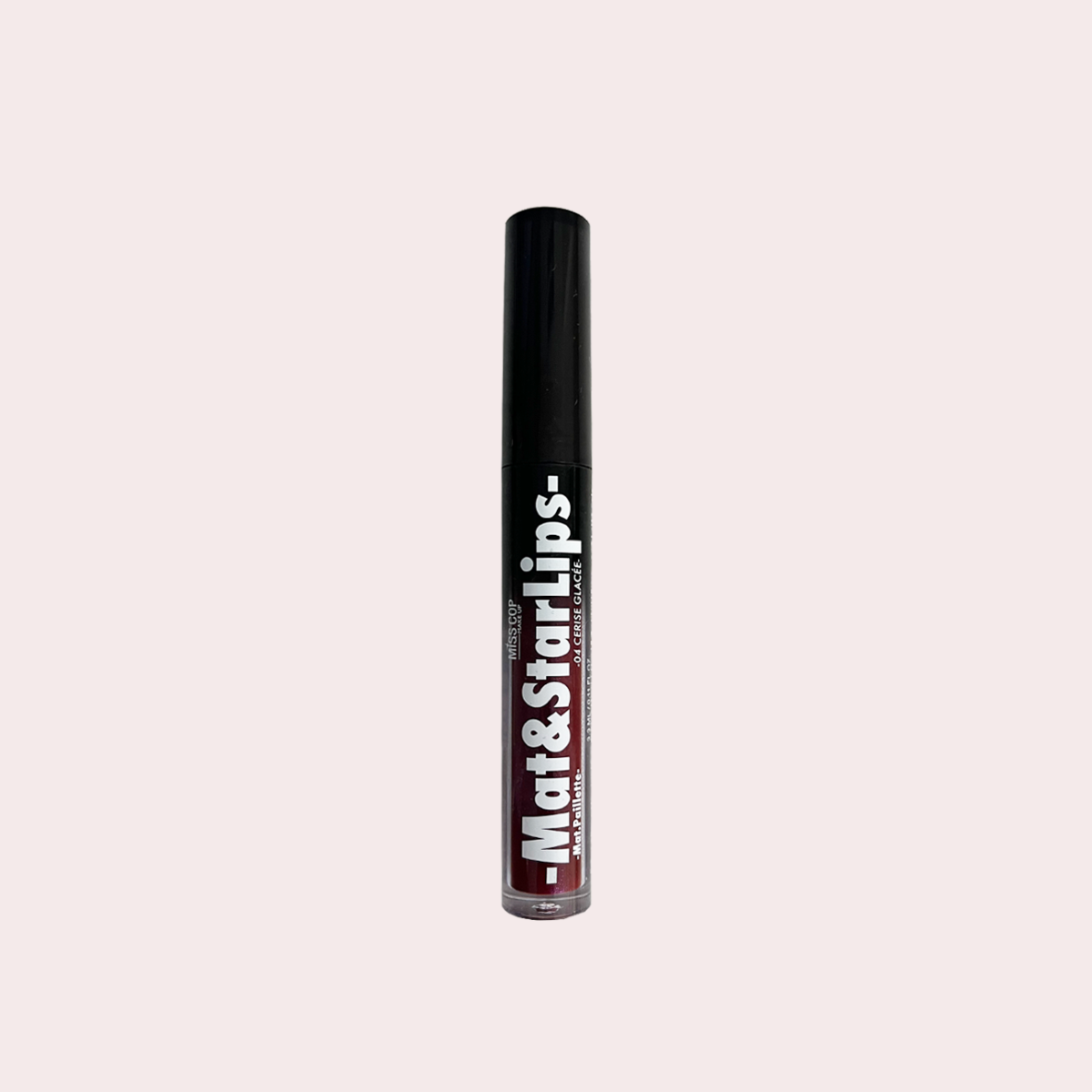 Miss Cop Mat & Star Lips Skysti Lūpų Dažai | 04-Cerise glacée