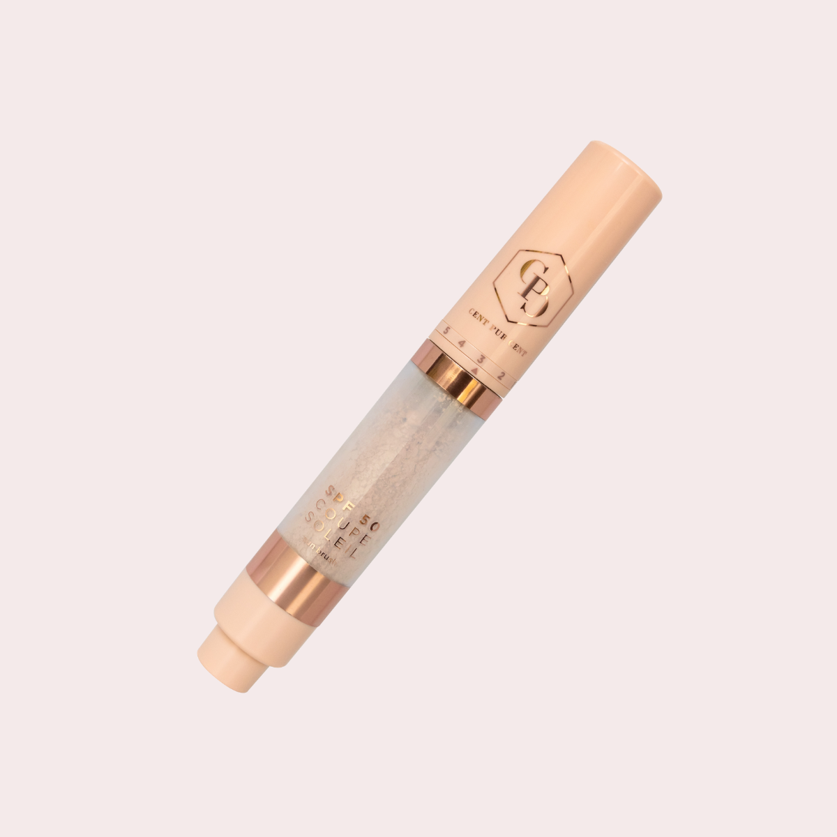 Cent Pur Cent Coupe Soleil SPF50 Dark Sunbrush - Biri pudra su apsauga nuo saulės
